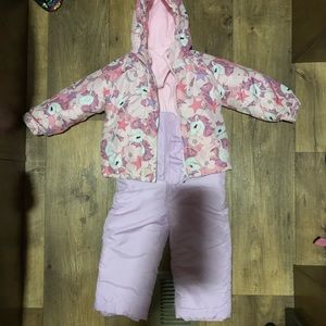 Unicorn snow set size 3t